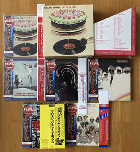 ザ・ローリング・ストーンズ 【the Rolling Stones】 紙ジャケット limited papersleeve 紙ジャケ 特典BOX 復刻帯 紙箱 let it bleed BOX