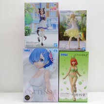 中古品●美少女　プライズフィギュア　セット　五等分の花嫁・リゼロ・アイドルマスター　など　未開封●1088E_画像3