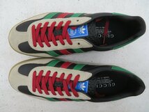 現状品●GUCCI×adidas originals　GAZELLE　スニーカー　26.5cm●1254S_画像2