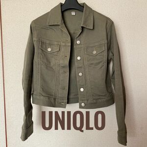 【週末までの限定セール】ユニクロ UNIQLO レディース アウター 襟付き 上着 コート ジャケット カーキ