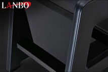 LANBO センターコンソールボックス ピアノブラック アトレー/ハイゼットカーゴ S700系 ドリンクホルダー 収納 K0197-126_画像6