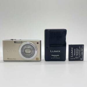 【動作確認済】Panasonic LUMIX FX DMC-FX35　GOLD　コンデジ　デジカメ　デジタルカメラ　シャッター&フラッシュ動作OK