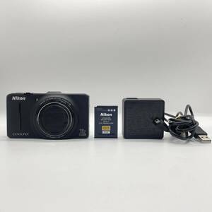 【動作確認済】Nikon coolpix S9300 BLACK　コンデジ　デジカメ　デジタルカメラ　シャッター&フラッシュ動作OK