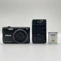 【簡易動作確認済】Nikon coolpix A300 BLACK　コンデジ　デジカメ　デジタルカメラ　シャッター&フラッシュ動作OK_画像1