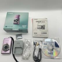 【動作確認済・備品完備】Canon IXY 10S PINK コンデジ　デジカメ　デジタルカメラ　シャッター&フラッシュ動作OK_画像1