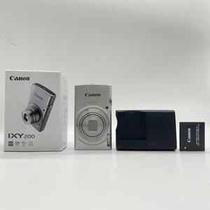 【動作確認済】Canon IXY 200F SILVER　コンデジ　デジカメ　デジタルカメラ　シャッター&フラッシュ動作OK