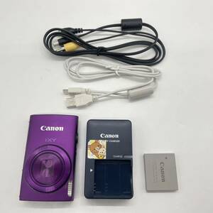 【動作確認済】CANON IXY 600F purpleコンデジ　デジカメ　デジタルカメラ　シャッター&フラッシュ動作OK HS キャノン IXY 600F 
