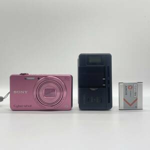 【動作確認済・状態良好品】SONY Cyber-Shot WX DSC-WX220 PINK　コンデジ　デジカメ　デジタルカメラ　シャッター&フラッシュ動作OK