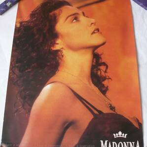 ★人気 Madonna マドンナ 当時物 レア ポスター サイズE 歌手 アイドル スーパースター Poster Superstar 売切りの画像1