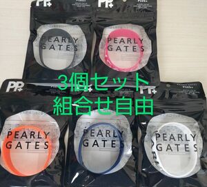 新品未開封　パーリーゲイツ　PEARLYGATES　虫よけラバーバンド　虫よけバンド　虫除け　ゴルフ　　　3個セット　ピンクのみ