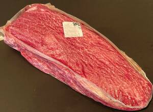 【即決】北海道産【経産牛】黒毛和牛ミスジ/チルド 2.4kg 切るだけスペック 希少部位 濃厚な旨味 贅沢ステーキ 贅沢焼肉 安心現品画像 R