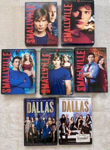 Box 7 【DVD Drama/SF】- 不揃いWestern TV DVD- Smallville, Dallas、ヤングスーパーマン、ダラス #superman #boxset 