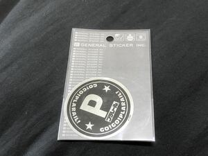  unused Plarail outdoors correspondence silver material sticker Logo 03