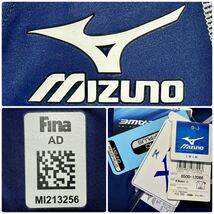 【未使用品】MIZUNO ハイカット 競泳水着 Mサイズ KX マイティライン 強光沢生地 ブルーオゥ ミズノ 85OD-12086 ネイビー×レッド_画像10