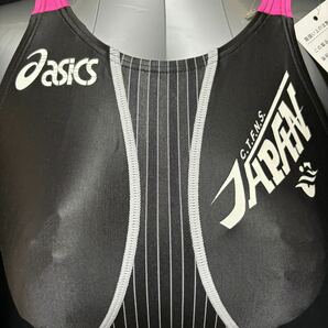 【新品】アシックス ハイカット 競泳水着 Lサイズ ハイドロSP ティーライナータイプゼロデュアフロー asics ホールドカット JAPAN 日本代表の画像4