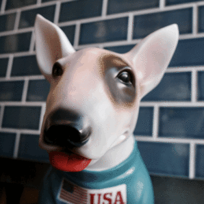 新品 マッケンジー LEDランプ バド犬 ブルテリア 世田谷ベース LAMP 照明 インテリア の画像3