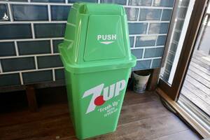  новый товар 7UP Fresh UP зеленый 20L мусорка мусорная корзина Setagaya основа american house интерьер хранение Logo 