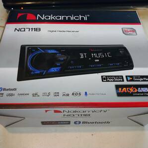 売切！未使用品ナカミチ Nakamichi NQ711B 50ｗ×4 Bluetooth内蔵/USB/MP3/AUX-IN/1DINデッキ スマートフォンで操作可能 の画像2