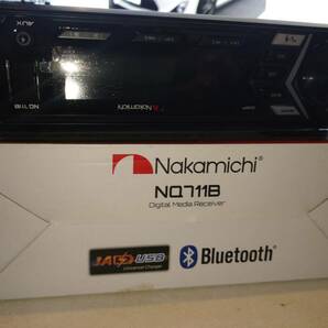 売切！未使用品ナカミチ Nakamichi NQ711B 50ｗ×4 Bluetooth内蔵/USB/MP3/AUX-IN/1DINデッキ スマートフォンで操作可能 の画像3