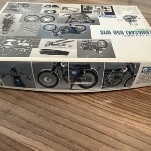 グンゼ産業 HIGH-TECH MODEL KAWASAKI 650 W1S 1/12 新品 未使用品！の画像5