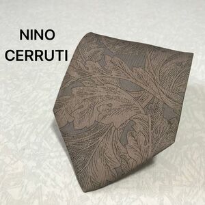 CERRUTI1881 セルッティ NINOCERRUTI ネクタイ 花柄 ベージュネクタイ シルク おしゃれネクタイ ブランド