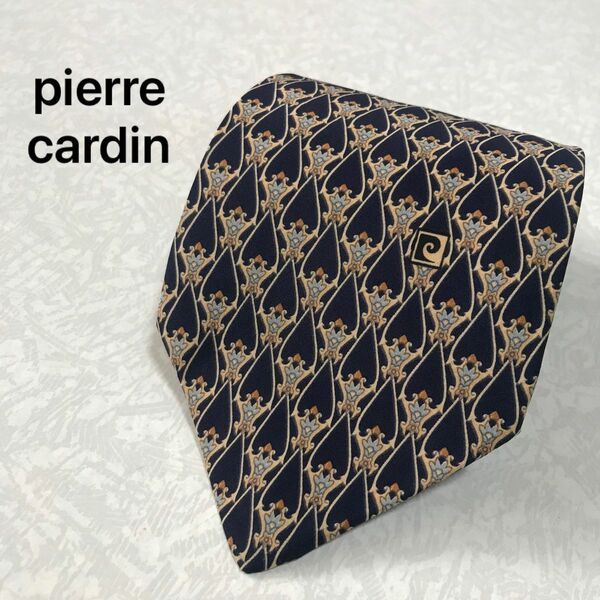 pierre cardin ピエールカルダン ネクタイ イタリア製 ブランドネクタイ ネイビーネクタイ シルク 絹