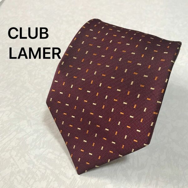 CLUB LAMER クラブラメール ネクタイ 赤ネクタイ ブランドネクタイ ビジネス おしゃれ