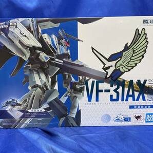 DX超合金 初回限定版 VF-31AX カイロスプラス(ハヤテ・インメルマン機) 「劇場版マクロスΔ 絶対LIVE!!!!!!」 フィギュアの画像1