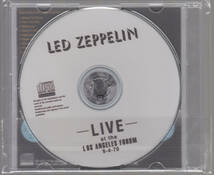  LED ZEPPELIN / LIVE AT THE LOS ANGELES FORUM 9-4-70　_画像2