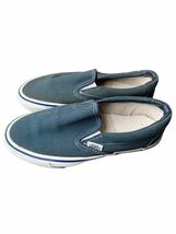 ●●vintage us製 VANS バンズ SLIP ON スリッポン サイズ5/23cm 紺ネービー●●_画像4