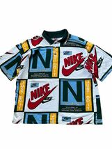 ●●vintage 90's us製 NIKE ナイキ スペシャル 総柄ポロシャツ L●●_画像1