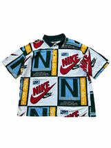 ●●vintage 90's us製 NIKE ナイキ スペシャル 総柄ポロシャツ L●●_画像2