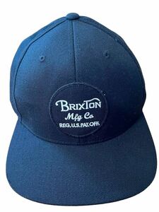 ●●BRIXTON Mfg Co ブリクストン ラウンドパッチ トラッカーキャップ 帽子 黒●●