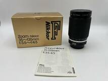 Nikon / ニコン / Zoom-NIKKOR 35-135mm 1:3.5-4.5 / 箱・使用説明書【FKYM004】_画像1