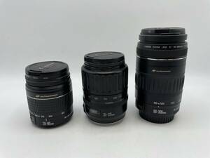 CANON / キャノン / EF 28-80mm 1:3.5-5.6 V USM / EF 35-135mm 1:4-5.6 / EF 90-300mm 1:4.5-5.6 USM【TNB108】