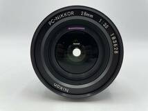 【美品】Nikon / ニコン / PC-NIKKOR 28mm 1:3.5 / 防湿庫保管【MDR024】_画像5