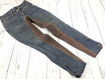 3og521/馬術・乗馬ウェア■乗馬キュロット HKM 長ズボン デニム仕様 ウェスト約68cm【b31】_画像1