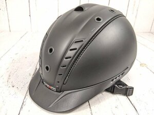 【2yt146】乗馬 馬術用品 ヘルメット CASCO カスコ MISTRALL2 ミストラル2 ブラック サイズ：L(58-60cm)◆c04