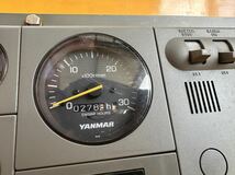 No.08 佐賀発！YANMAR ヤンマー 船内機用 ディーゼルエンジン パワーメーター 船舶用 メーターパネル＆ハーネス付！操作パネル_画像2