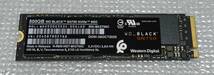 WD BLACK SN750 NVMe SSD 500GB　開封済み　ほとんど新品_画像1