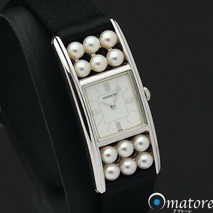 1円～◎未使用品◎MIKIMOTO ミキモト パールウォッチ シェル文字盤 レディース クォーツ 563◎箱保取説