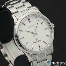 極上美品◎SEIKO セイコー GS グランドセイコー 白柄文字盤 メンズ クォーツ SBGF027 8J55-0AA0◎箱保取説_画像1