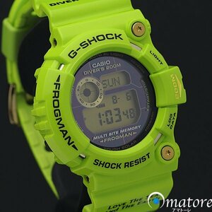 最落～◎極上美品 メーカーOH済◎CASIO カシオ Gショック フロッグマン【雨蛙 LOVE THE SEA And THE EARTH】ソーラー GW-200F-3JR◎箱保取