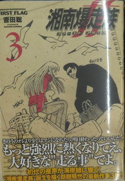 初版未開封希少品 湘南爆走族 ファースト フラッグ 3 (ヤングチャンピオンコミックス)