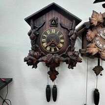 ◆レトロ時計◆ シチズン ハト時計 CUCKOO アンティーク ジャンク品 2点セットまとめ nit_画像2