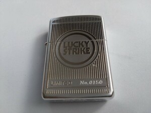 タバコ銘柄　LUCKY STRIKE ラッキーストライク　リミテッド　シリアルナンバー150　１９９６年ZIPPO 未使用品ジッポーです