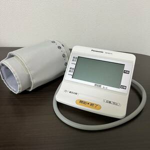 SI■ Panasonic パナソニック 上腕血圧計 EW-BU15 白 ホワイト 動作品 血圧 健康 医療機器 測定器 簡単 シンプル 家庭用 軽量 