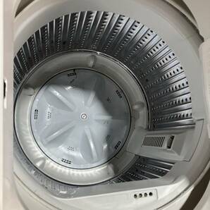 2021年製【引取OK 福岡】ヤマダ 全自動電気洗濯機 4.5㎏ YWM-T45H1の画像3