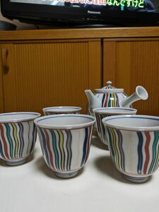 九谷焼 茶道具 急須湯飲み 煎茶道具番茶揃茶器揃 陶器松山キッチン用品　食器