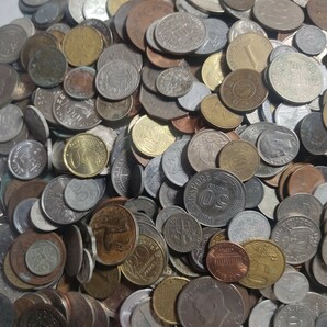 古銭 約8.2kg まとめ アジア ヨーロッパ 日本 ほか コイン 通貨 硬貨 アンティーク 大量の画像3